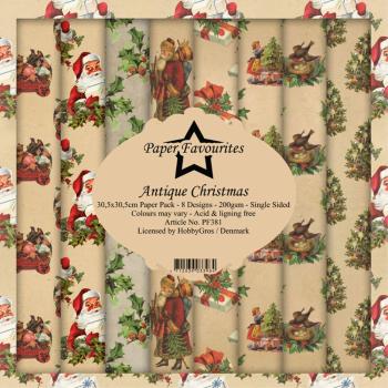 Paper Favourites - "  Antique Christmas  " - Paper Pack - 12x12 Inch