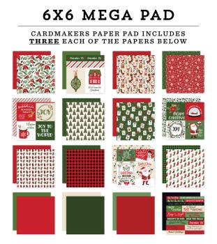 Echo Park - Cardmakers Mega Pad 6x6" -  "The Magic Of Christmas" - Paper Pack