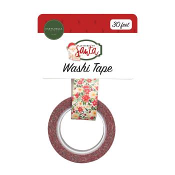 Carta Bella - Washi Tape - "Holly Jolly Floral" Decorative Tape