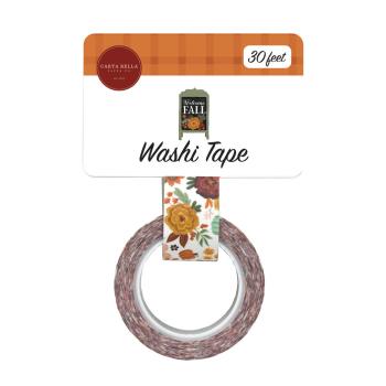 Carta Bella - Washi Tape - "Welcome Fall Floral" Decorative Tape