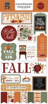 Carta Bella - Chipboard - "Welcome Fall" - Sticker