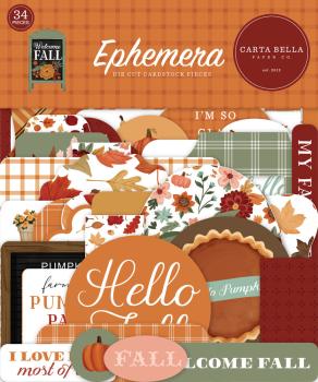 Carta Bella - Ephemera - "Welcome Fall" - Stanzteile