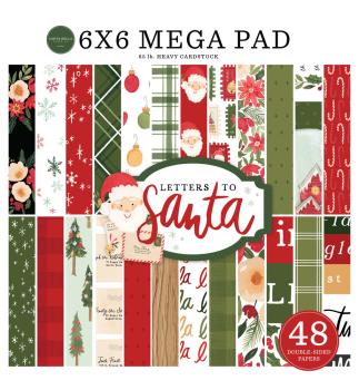 Carta Bella - Cardmakers Mega Pad 6x6" - "Letters To Santa" - Paper Pack 