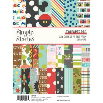 Simple Stories Simple  Say Cheese At The Park  Paper Pad - Designpapier 6x8 Inch