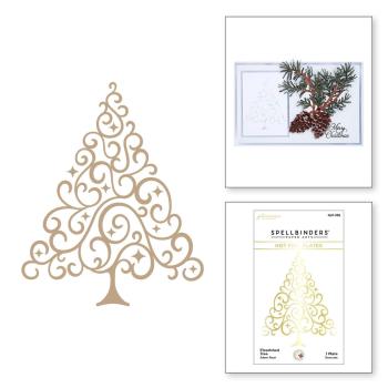 Spellbinders Hotfoil Plate - "Flourished Tree "