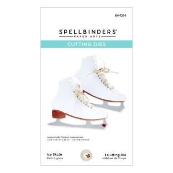 Spellbinders Die "Ice Skate Etched" Stanzschablone