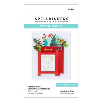 Spellbinders Dies "Parcel & Post Christmas Decorations Etched" Stanzschablonen