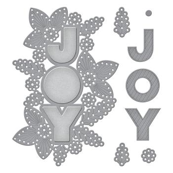 Spellbinders Dies "Joy Etched" Stanzschablonen