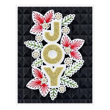 Spellbinders Dies "Joy Etched" Stanzschablonen