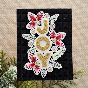 Spellbinders Dies "Joy Etched" Stanzschablonen