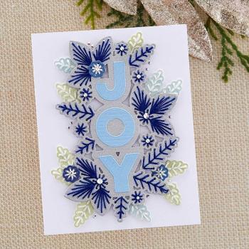 Spellbinders Dies "Joy Etched" Stanzschablonen