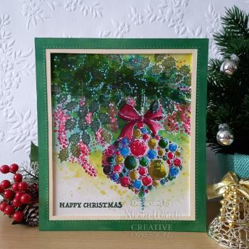 Woodware - Clear Stamps - Big Bubble Bauble Twigs & Berries  - Stempel 