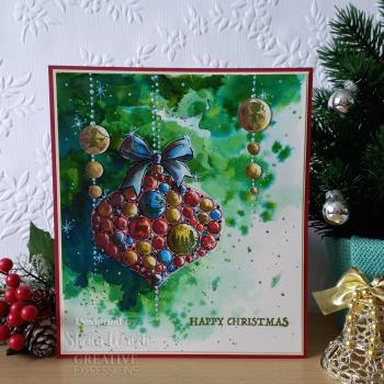 Woodware - Clear Stamps - Big Bubble Bauble Twigs & Berries  - Stempel 