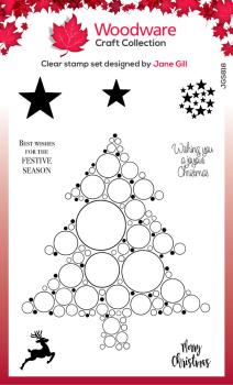 Woodware - Clear Stamps - Big Bubble Christmas Tree  - Stempel 