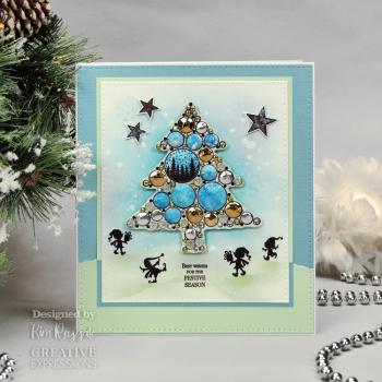 Woodware - Clear Stamps - Big Bubble Christmas Tree  - Stempel 