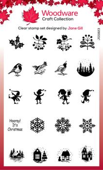 Woodware - Clear Stamps - Big Bubble Medium Tops  - Stempel 