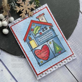 Woodware - Clear Stamps - Christmas House  - Stempel 