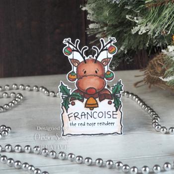 Woodware - Clear Stamps - Festive Rudolph  - Stempel 