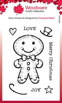 Woodware - Clear Stamps - Gingerbread Man  - Stempel 