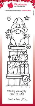 Woodware - Clear Stamps - Gnome Gifts  - Stempel 