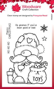 Woodware - Clear Stamps - Santa Gnome  - Stempel 