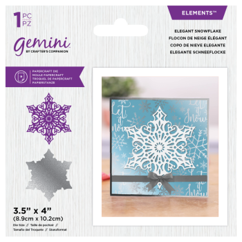 Gemini Elegant Snowflake  - Stanze - Elegante Schneeflocke