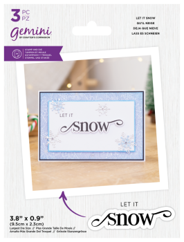 Gemini - Stamp & Dies - Let It Snow - Stempel & Stanze 