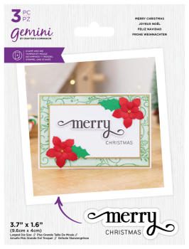 Gemini - Stamp & Dies - Merry Christmas - Stempel & Stanze 