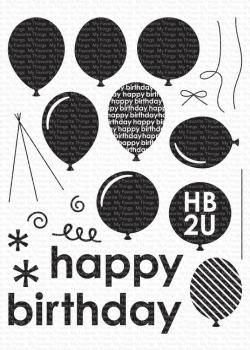 My Favorite Things Stempelset "Balloon Party" Clear Stamp Set