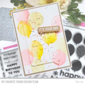 My Favorite Things Stempelset "Balloon Party" Clear Stamp Set