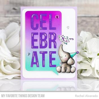 My Favorite Things Die-namics "Celebrate Speech Bubble" | Stanzschablone | Stanze | Craft Die