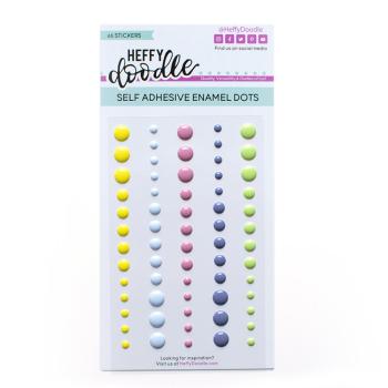 Heffy Doodle - Enamel Dots -  Wild Flowers  - Klebepunkte