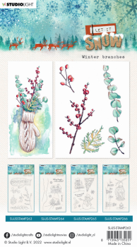 Studio Light - Clear Stamps "Winter Branches " - Stempel 