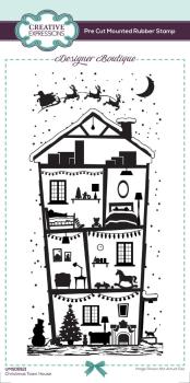 Creative Expressions - Rubber Stamp -  Christmas Town - Gummistempel