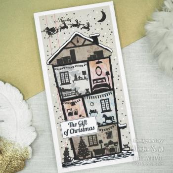 Creative Expressions - Rubber Stamp -  Christmas Town - Gummistempel