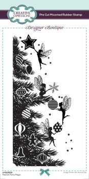 Creative Expressions - Rubber Stamp - Festive Fairy Magic - Gummistempel