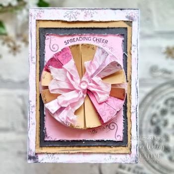 Creative Expressions - Clear Stamp A5 - Tea Bag Folding Frosty Wreath - Stempel