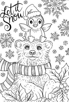 Creative Expressions - Clear Stamp A6 - Snow Buddies  - Stempel