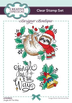 Creative Expressions - Clear Stamp A6 - Jingle All The Way - Stempel