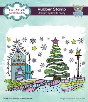 Creative Expressions - Clear Stamp A6 - Snowy Christmas Time - Stempel