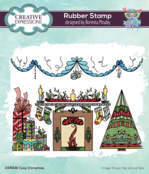 Creative Expressions - Clear Stamp A6 -  Cosy Christmas  - Stempel