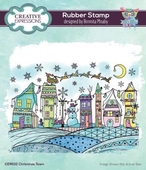 Creative Expressions - Clear Stamp A6 - Christmas Town  - Stempel