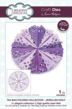 Creative Expressions - Craft Dies - Die Tea Bag Folding Jewelled - Stanze