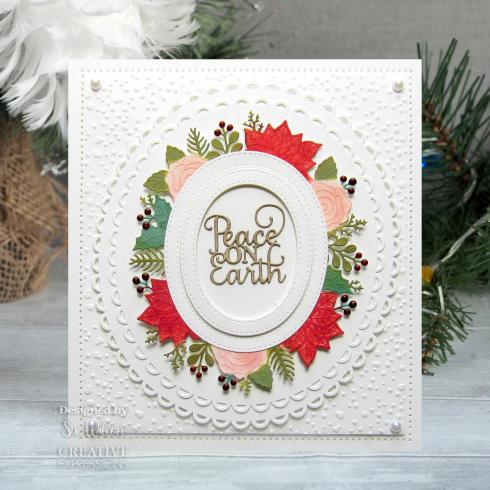 Creative Expressions - Craft Dies -  Festive Mini Expressions Peach on Earth - Stanze