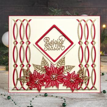 Creative Expressions - Craft Dies - Festive Poinsettia Trio - Stanze