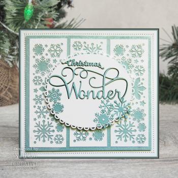 Creative Expressions - Craft Dies -  Festive Snowflake Panel  - Stanze