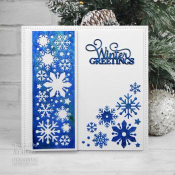 Creative Expressions - Craft Dies -  Festive Snowflake Panel  - Stanze