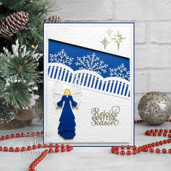 Creative Expressions - Craft Dies -  Festive Snowflake Scalloped Border - Stanze