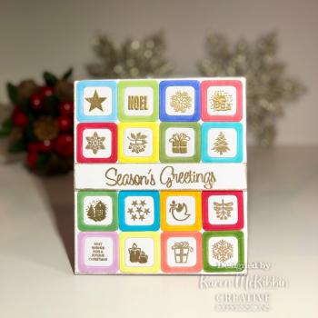 Creative Expressions - Craft Dies -  Noble Collection Round Corner Squares - Stanze