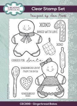Creative Expressions - Clear Stamp A5 - Gingerbread Bakes  - Stempel